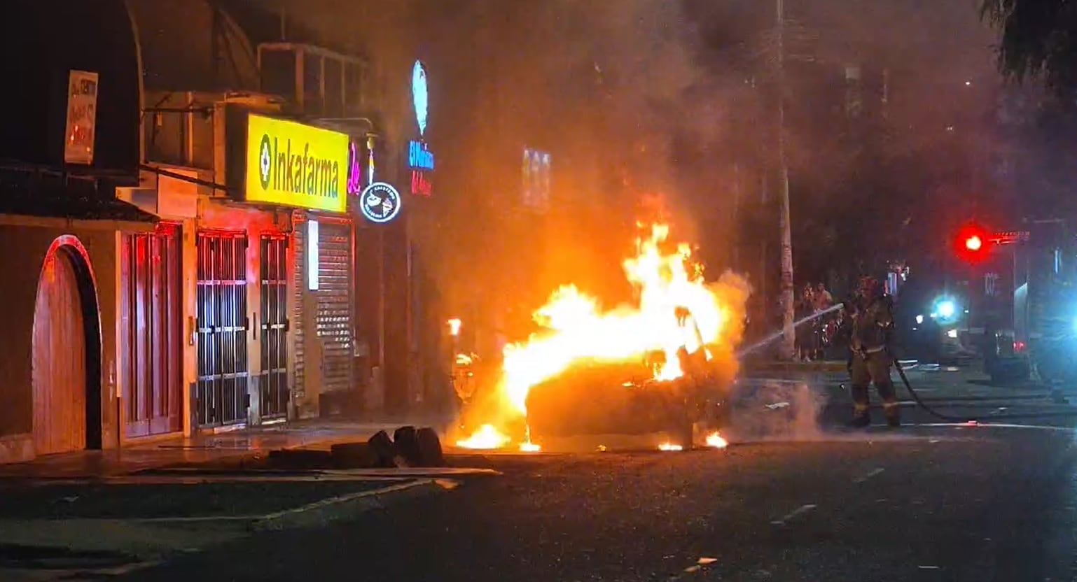 El siniestro se registró la noche del lunes en la cuadra 5 de la avenida Jesús de Nazareth.