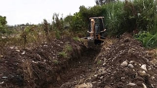 Chincha: realizan mantenimiento del canal Can Can antes de la descarga de agua