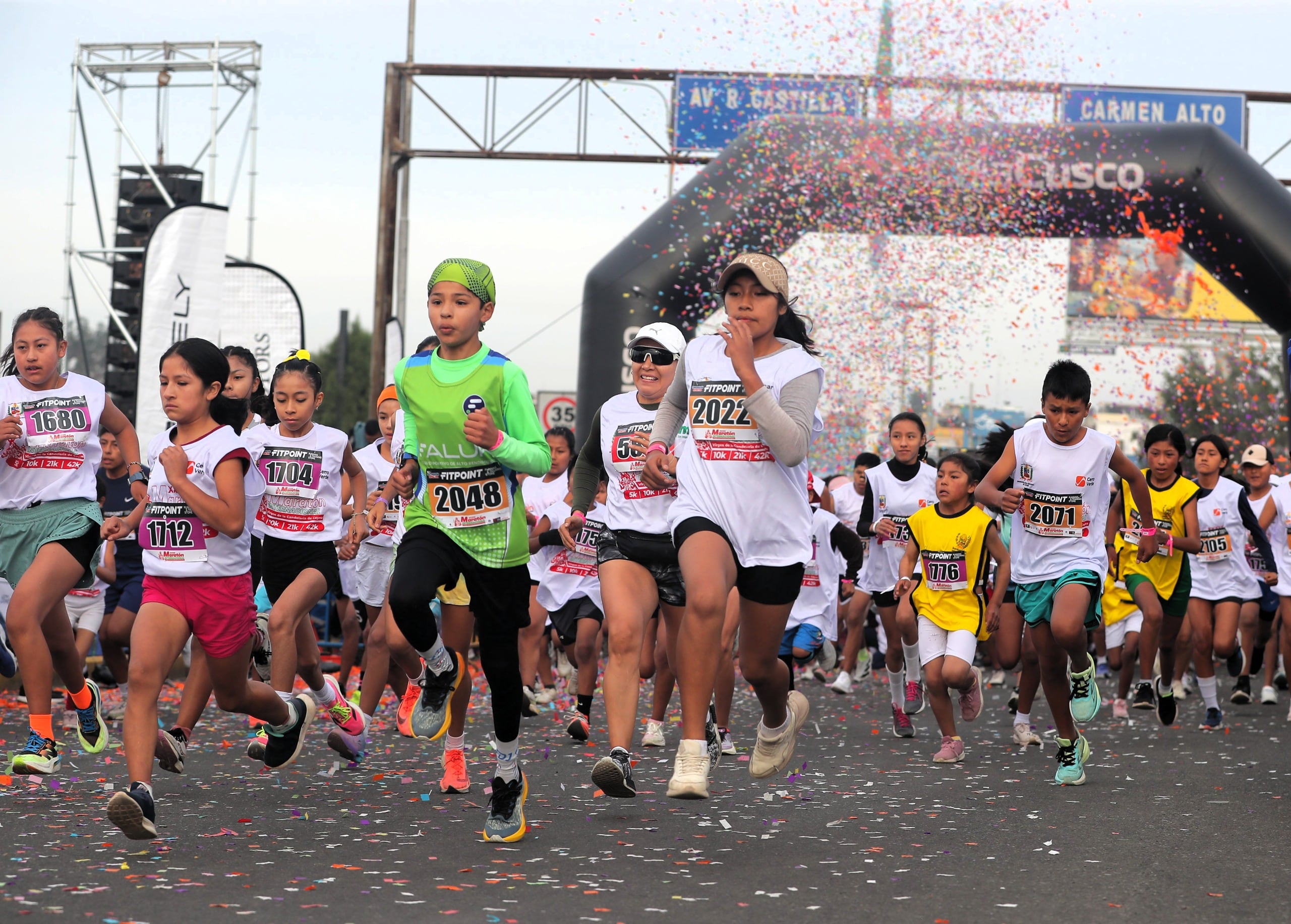 Así se vivió la Maratón Internacional Virgen de la Candelaria 2026. (Foto: Omar Cruz/@photo.gec).