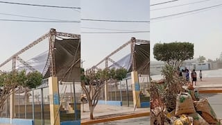Pisco: piden medidas de prevención tras mantenimiento de polideportivo en Santa Cruz, en Paracas