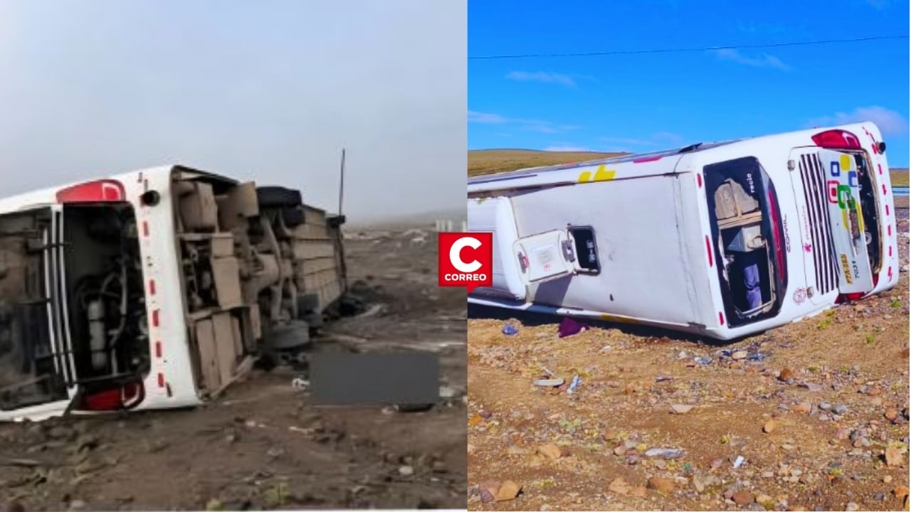 Ayacucho: despiste de bus interprovincial deja al menos cuatro muertos y varios heridos. Composición: Diario Correo.