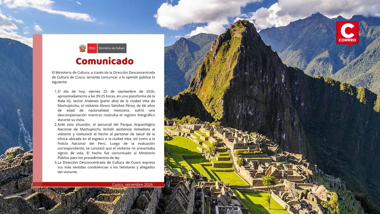 Cusco: turista mexicano murió en Machu Picchu mientras tomaba fotografías. Composición: Diario Correo.