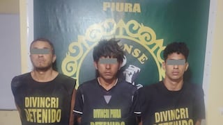 Piura: Intervienen a presuntos integrantes de “Los Malditos de Miraflores”