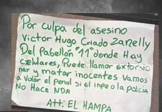 Dejan granada con mensaje al INPE en puerta del penal Castro Castro (VIDEO)