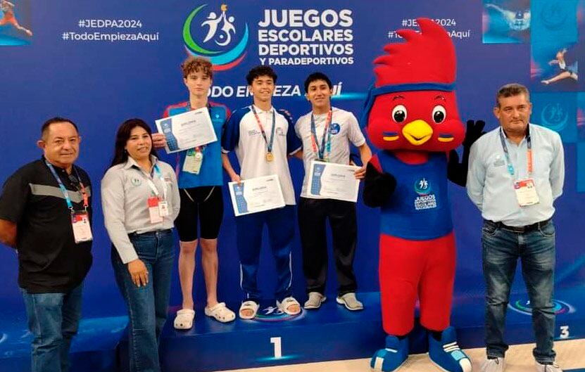 Tras lograr cinco medallas de oro y una de plata en la gran final de los Juegos Escolares.