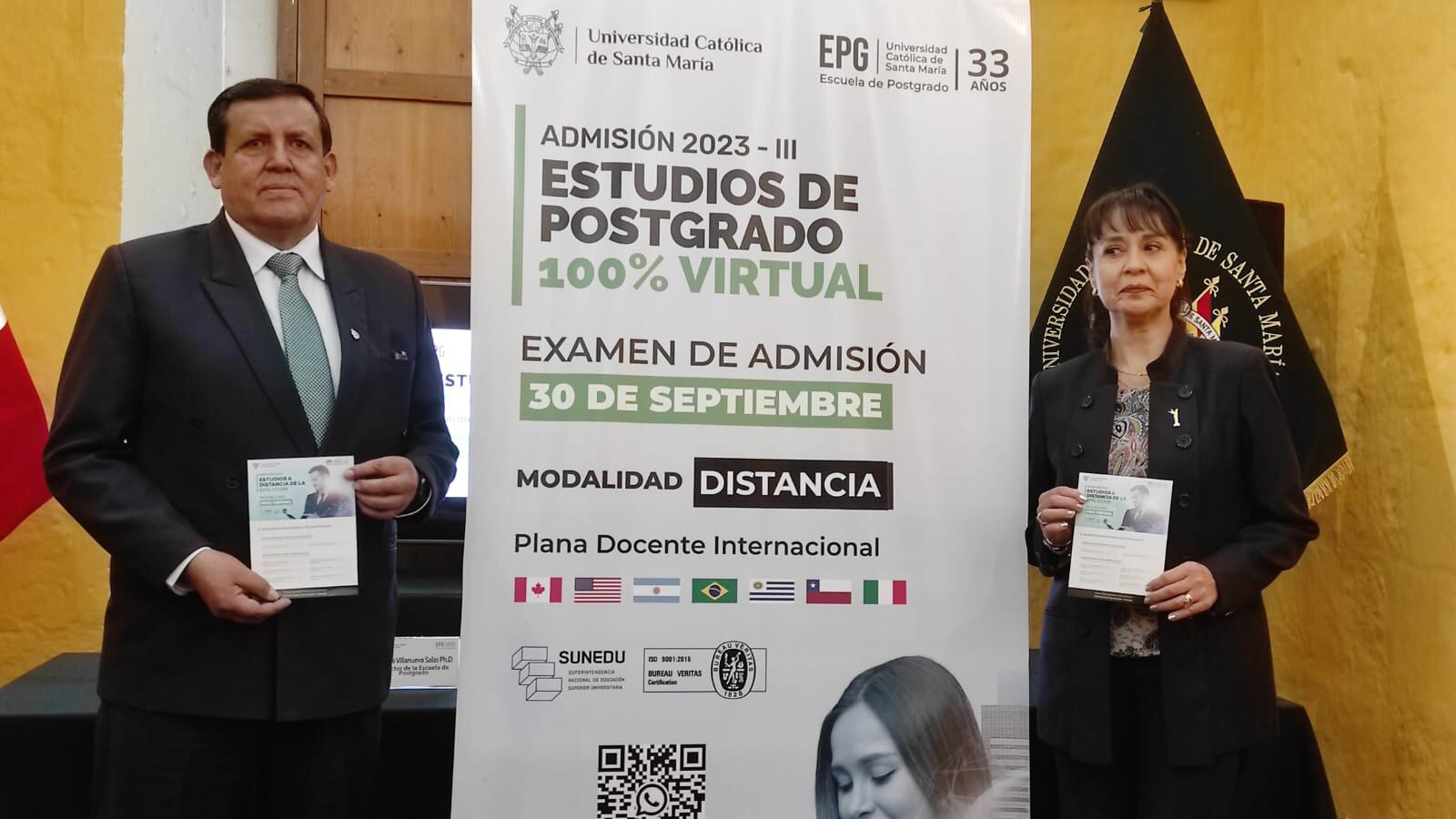 Presentaron programas de maestría virtual (Foto: Nelly Hancco)