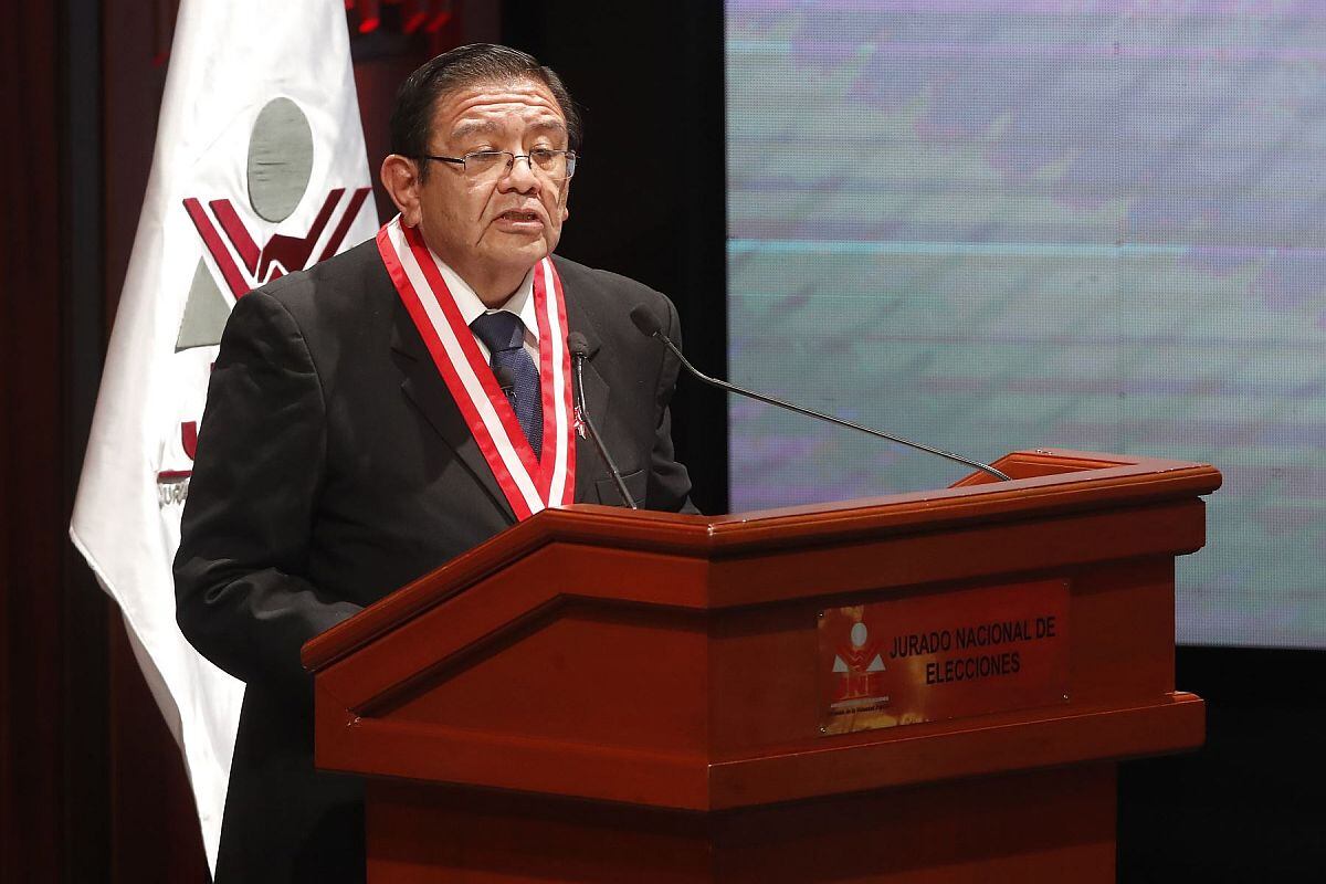 Jorge Luis Salas Arenas, presidente del JNE. (Foto: JNE)