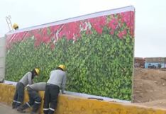 Desmontan gigantografías instaladas cerca del nuevo aeropuerto Jorge Chávez horas después de su colocación