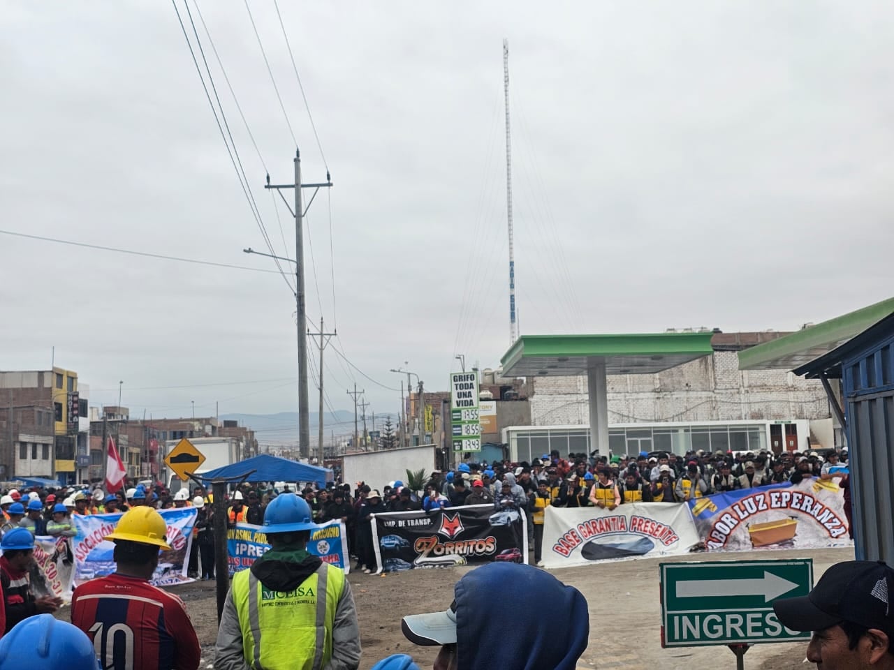 Bloqueo en Chala, Arequipa. Foto: Difusión.