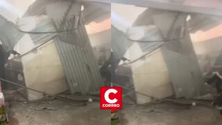 Chosica: Derrumbe de techo en galería deja heridos y genera clausura inmediata