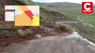 Senamhi alerta posible activación de quebradas en zonas altas de La Oroya por lluvias acumuladas