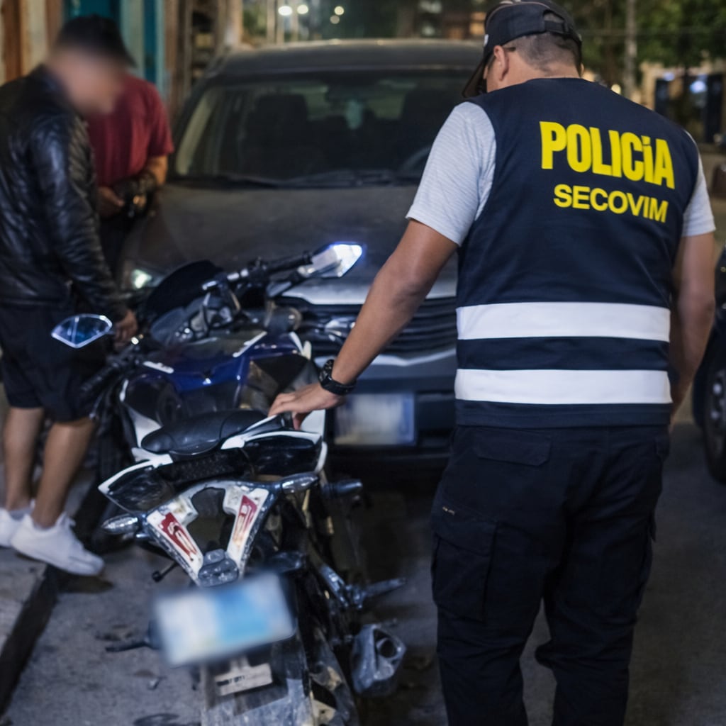 Policía da con la ubicación y recuperación de moto robada