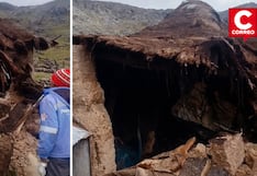 Pasco: Lluvias provocan colapso de vivienda rústica en Pallanchacra