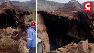 Pasco: Lluvias provocan colapso de vivienda rústica en Pallanchacra