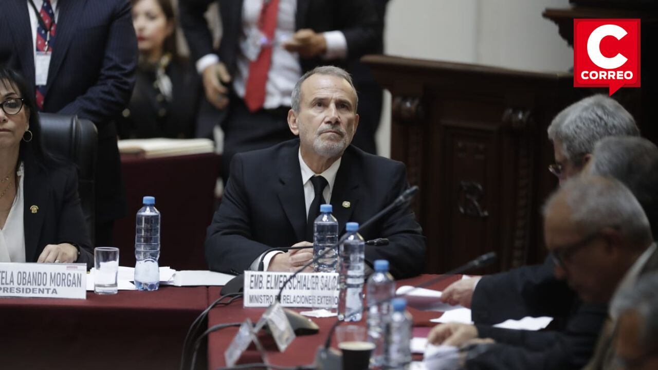 Canciller del Perú, Elmer Schialer Salcedo. (Fotos: Hugo Pérez / GEC)