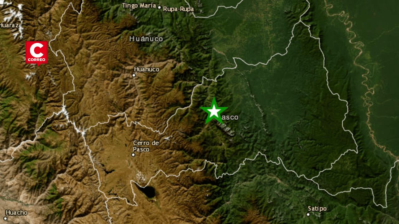 El Instituto Geofísico del Perú informó que el movimiento tuvo una profundidad de 14 kilómetros y alcanzó una intensidad III en Pozuzo, provincia de Oxapampa.