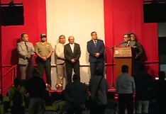 Exministro Santiváñez participó en ceremonia de despedida en sede del Mininter