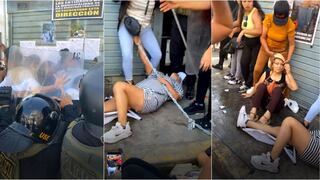 Ica: comerciantes panaderos se encadenan para evitar desalojo y termina con mujeres desmayadas