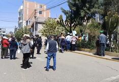 Arequipa: Vecinos de Cerro Colorado frenan desalojo de parque