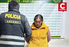 Puno: Mujer ingresaba droga al penal camuflado en tunta