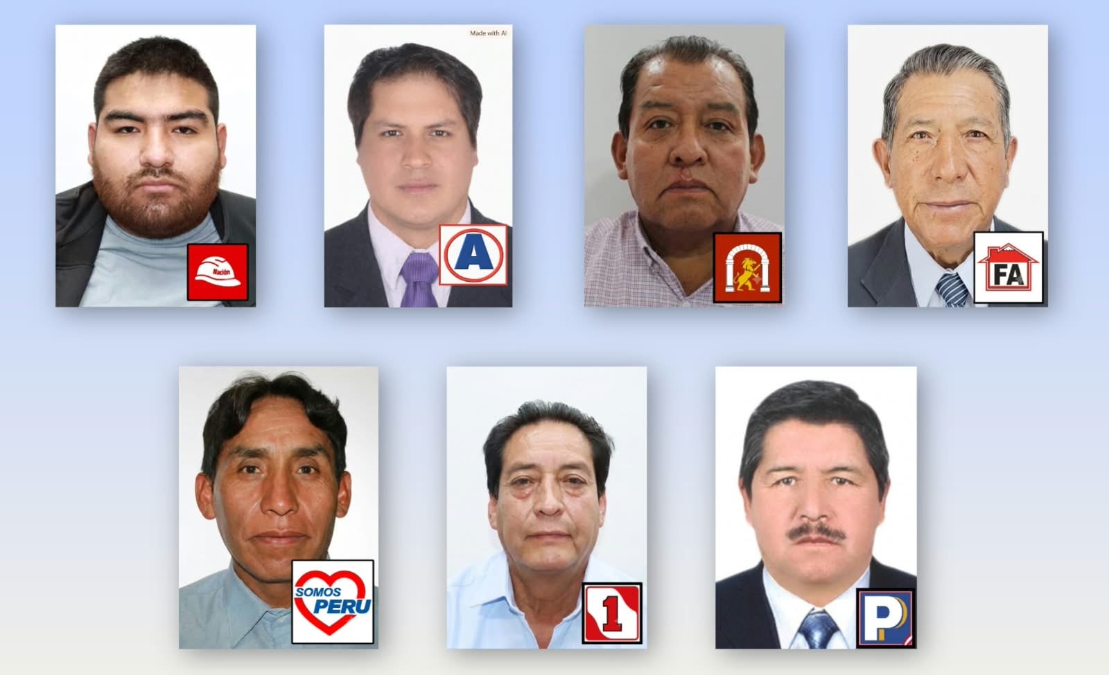 Elecciones en Arequipa: Siete candidatos inscritos para la Municipalidad Provincial de La Unión (Foto: Composición GEC)