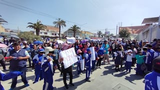 Tacna: Escolares protestan en GRT por demora en la construcción de nuevo colegio