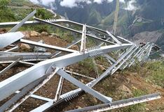 La Libertad: Derriban torre de minera Poderosa en nuevo ataque armado