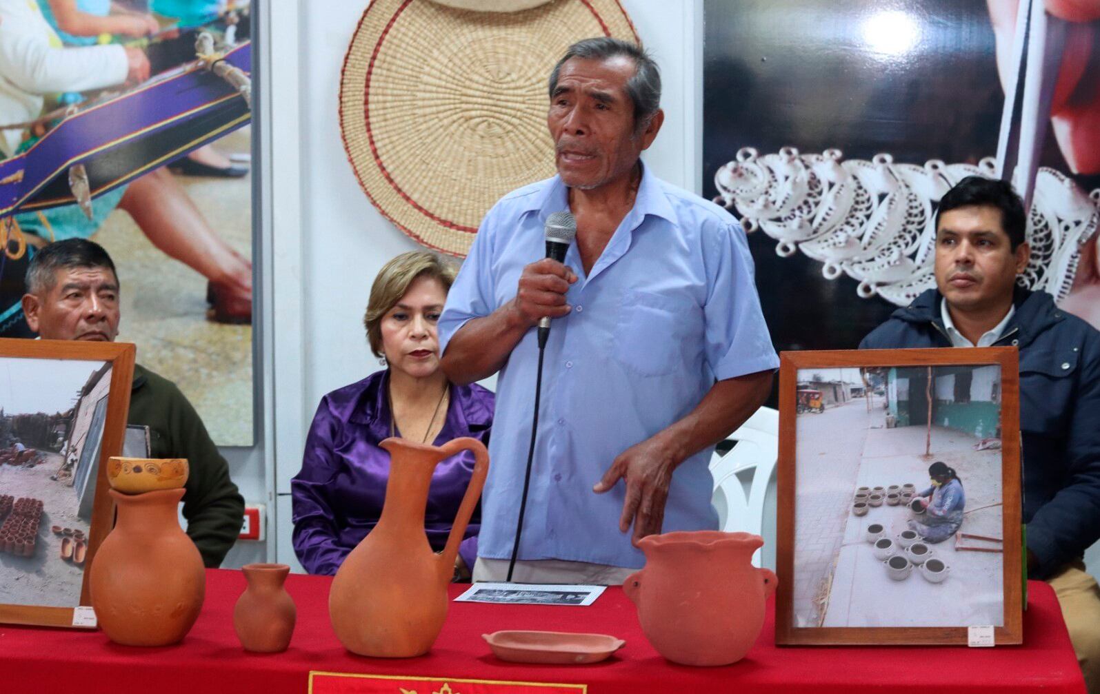 Se podrá apreciar trabajos en vivo de los alfareros y la degustación de platos típicos.