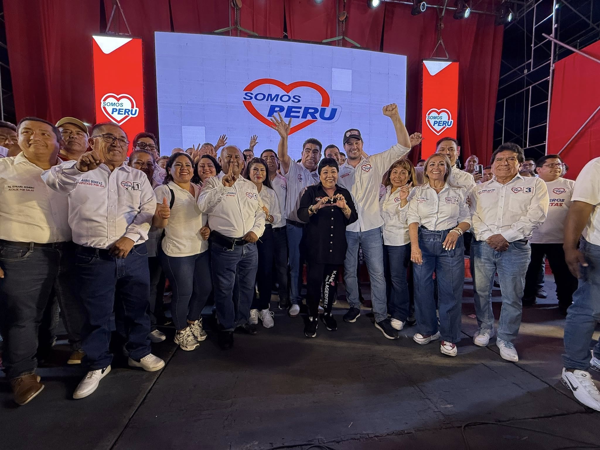 Candidatos de Somos Perú con sentencias, deudas y procesos por corrupción. Foto: Somos Perú.