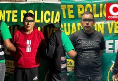 Ica: capturan a dos sujetos con más de 400 ketes de drogas directos para la comercialización