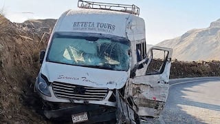 Pasco: choque entre miniván y tráiler deja un fallecido y seis heridos
