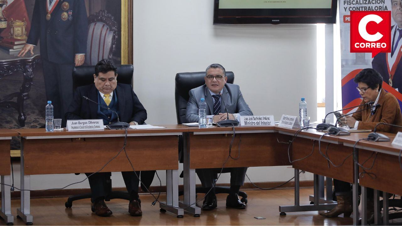 “Yo no tengo ningún rabo de paja, señor presidente y señores congresistas”, expresó Juan José Santiváñez. Fotos: Joel Alonzo/ GEC