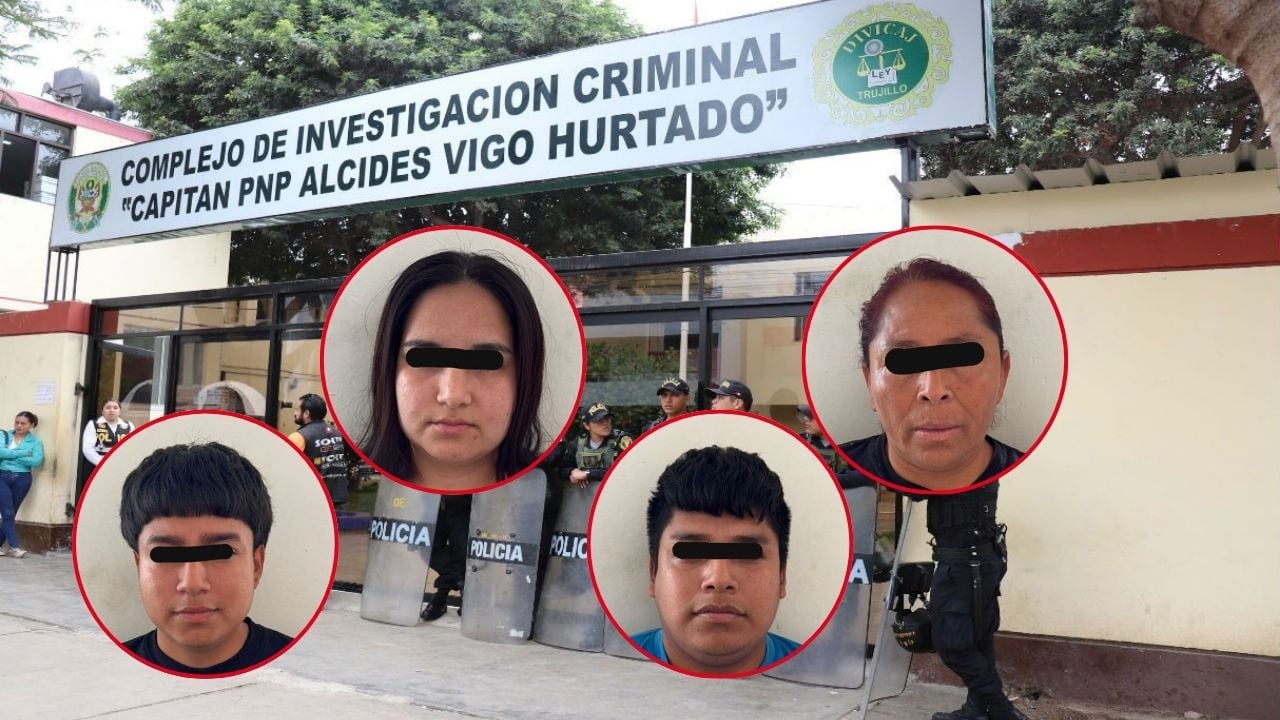 Cuatro presuntos integrantes de esa banda fueron atrapados en el distrito de Huanchaco.