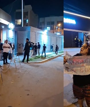 Moradores mostraron su malestar contra locales nocturnos.