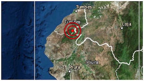 Sismo de magnitud 5.0 se registró en Tumbes, según el IGP