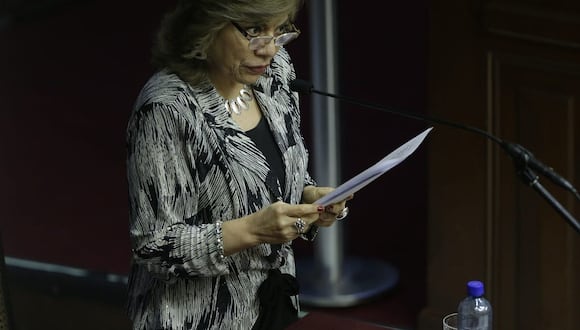 Zoraida Ávalos fue inhabilitada por cinco años por decisión del Congreso. (Foto: GEC)