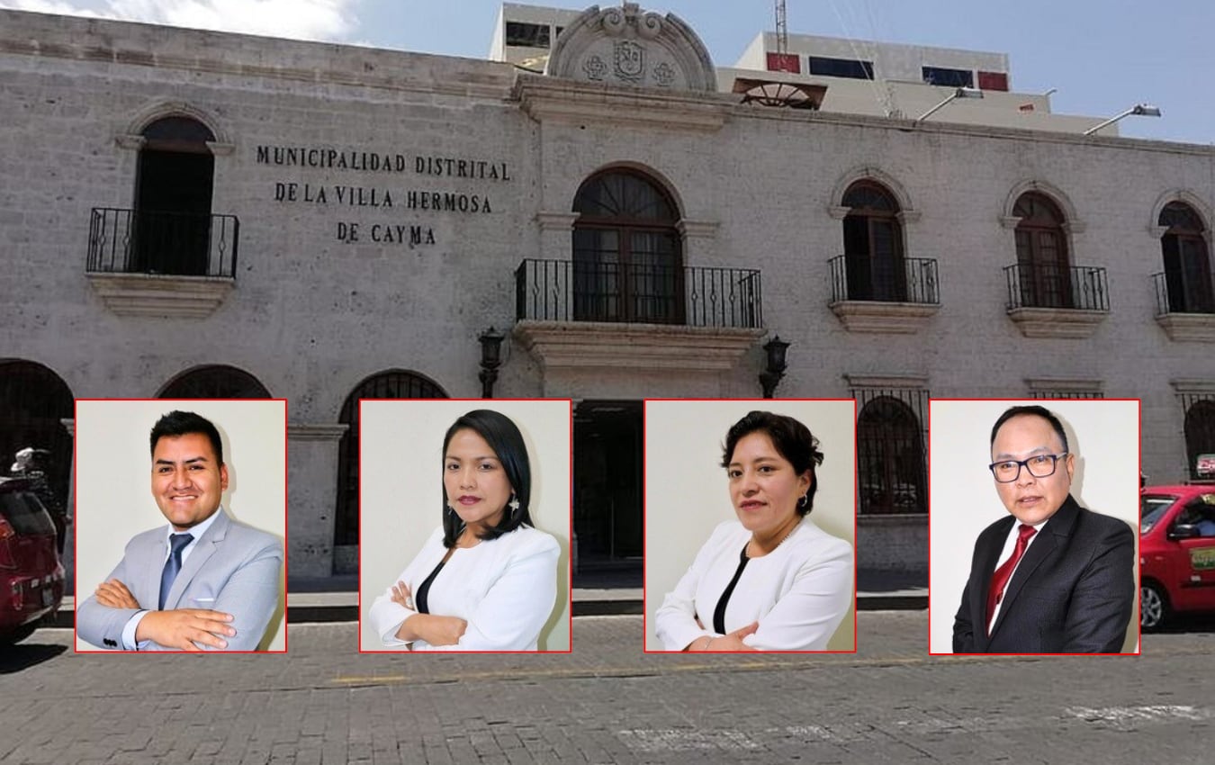 Cuatro regidores de Cayma piden licencia para ir a las elecciones municipales. Foto: GEC.