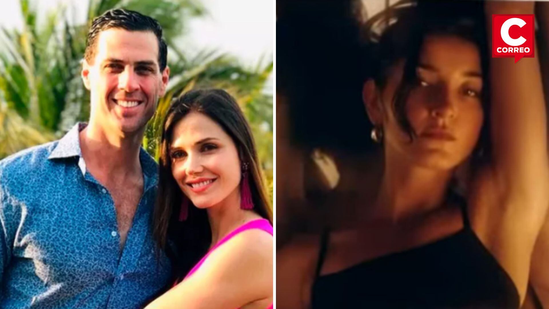 Gustavo Salcedo y Mariana de la Vega ingresando a sauna. Foto: Composición Correo