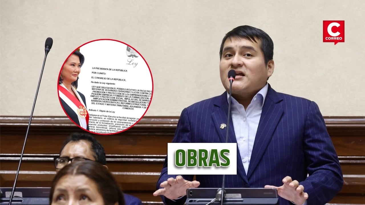 Víctor Piñán pide respetar acuerdo sobre facultades y advierte rechazo si se modifica en el Pleno. Composición: Diario Correo.