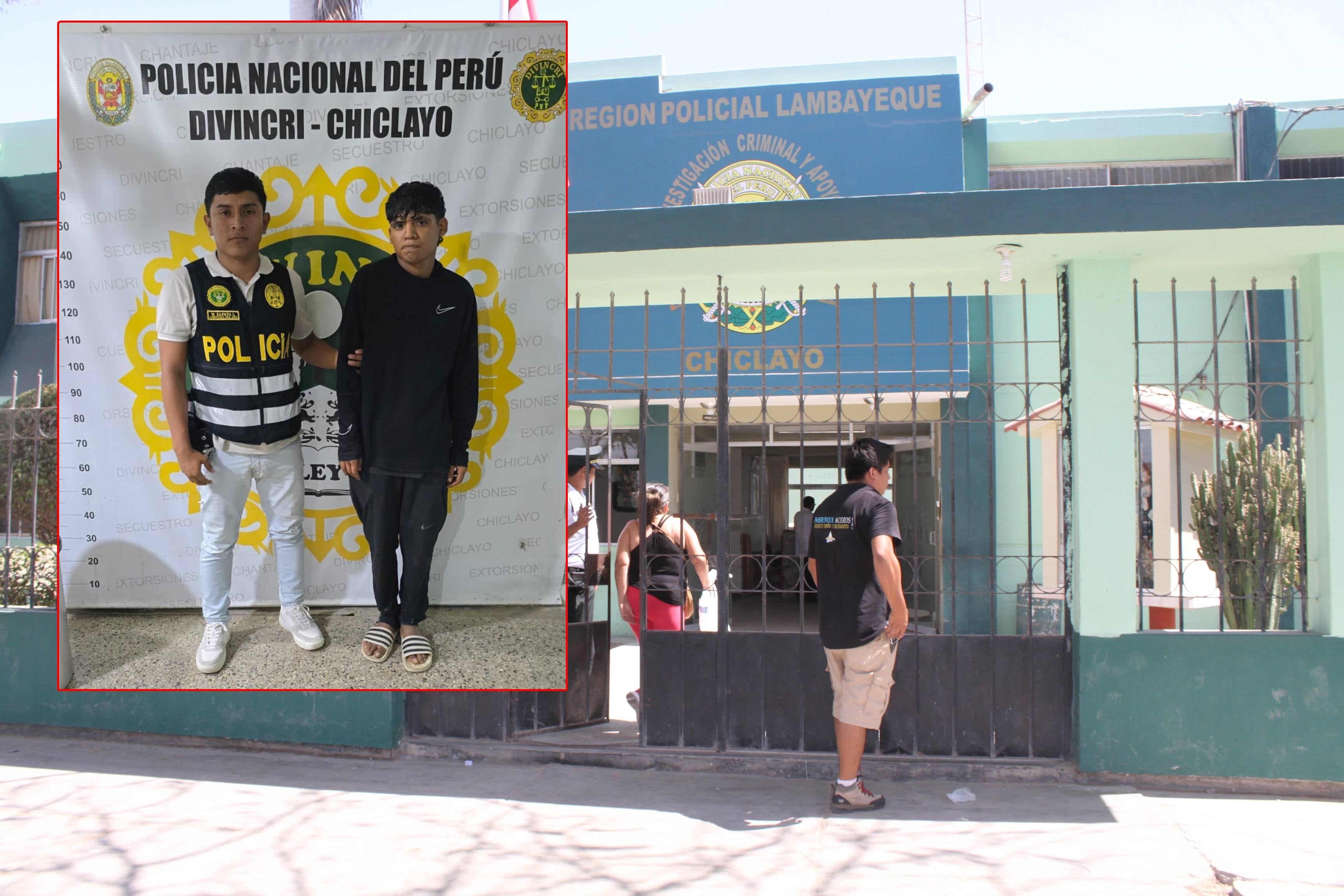 Sujeto fue detenido por presunta extorsión.