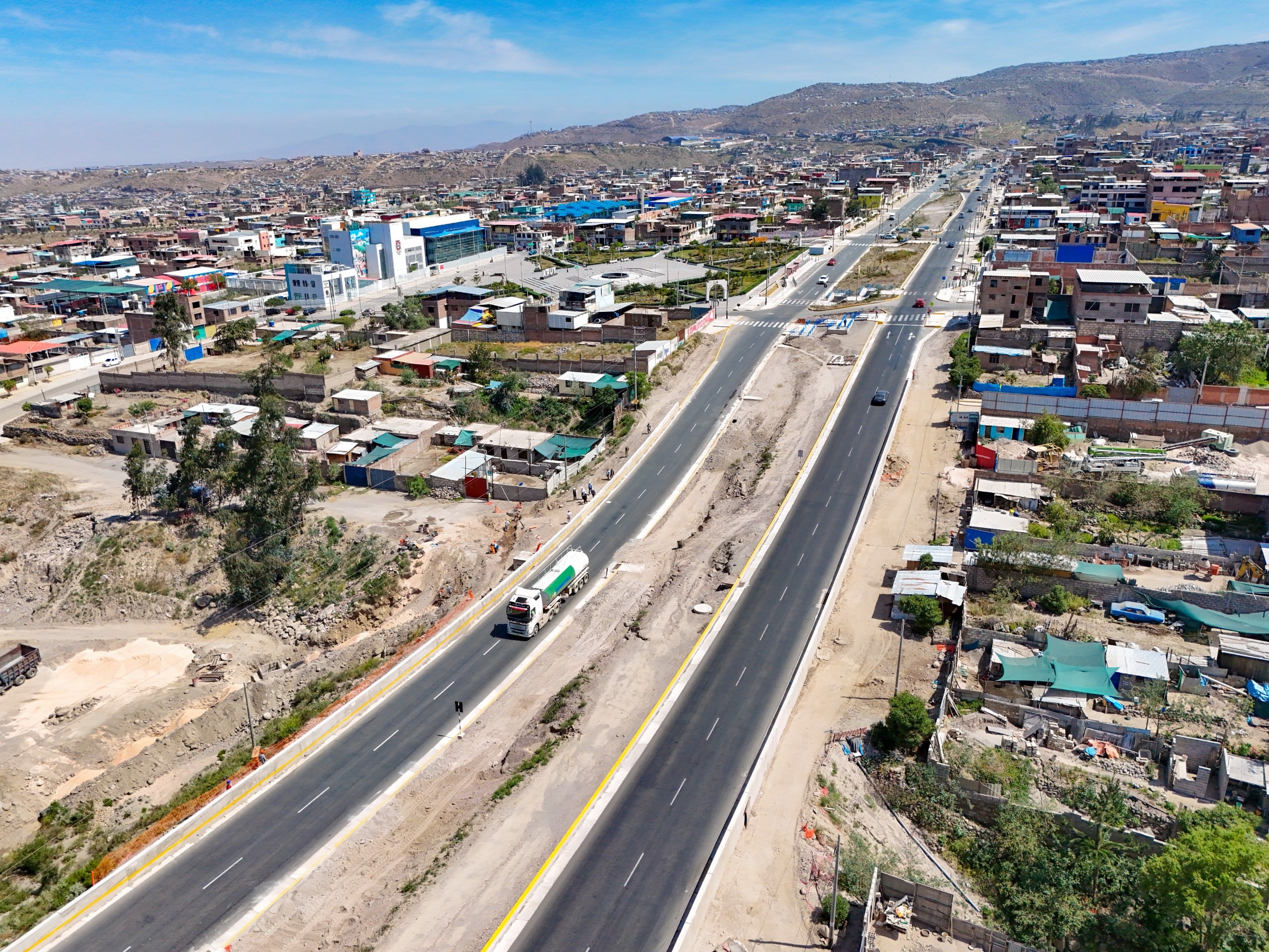 Habilitan vía de cuatro carriles en Cono Norte de Arequipa, pero faltan trabajos (Foto: GRA)
