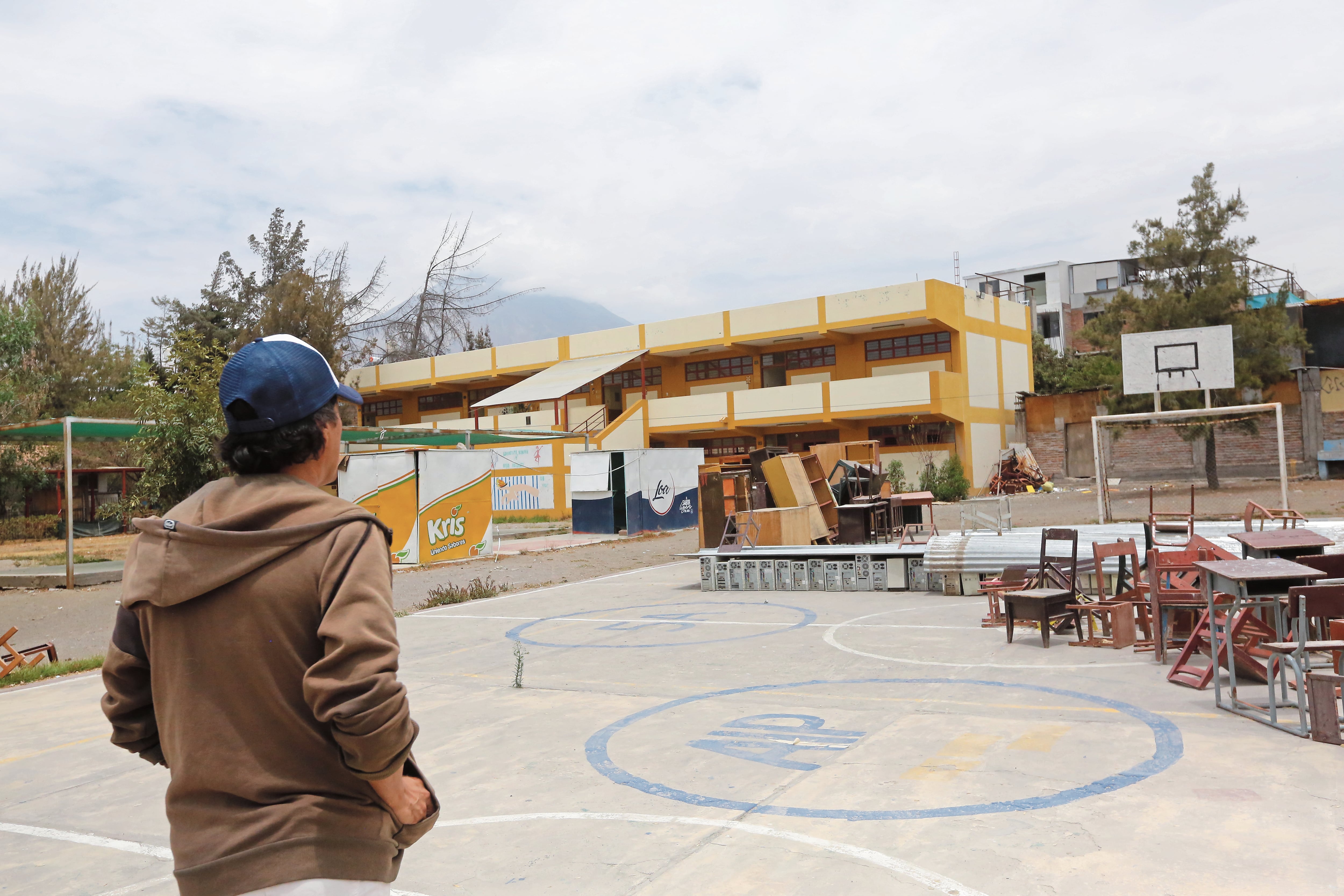 Instalaciones en el colegio Arequipa. Foto: GEC