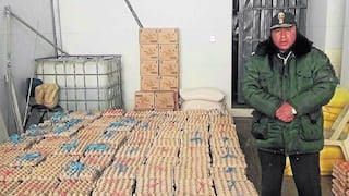 Puno: Intervienen a minibus repleto de huevos de contrabando en Pirapi