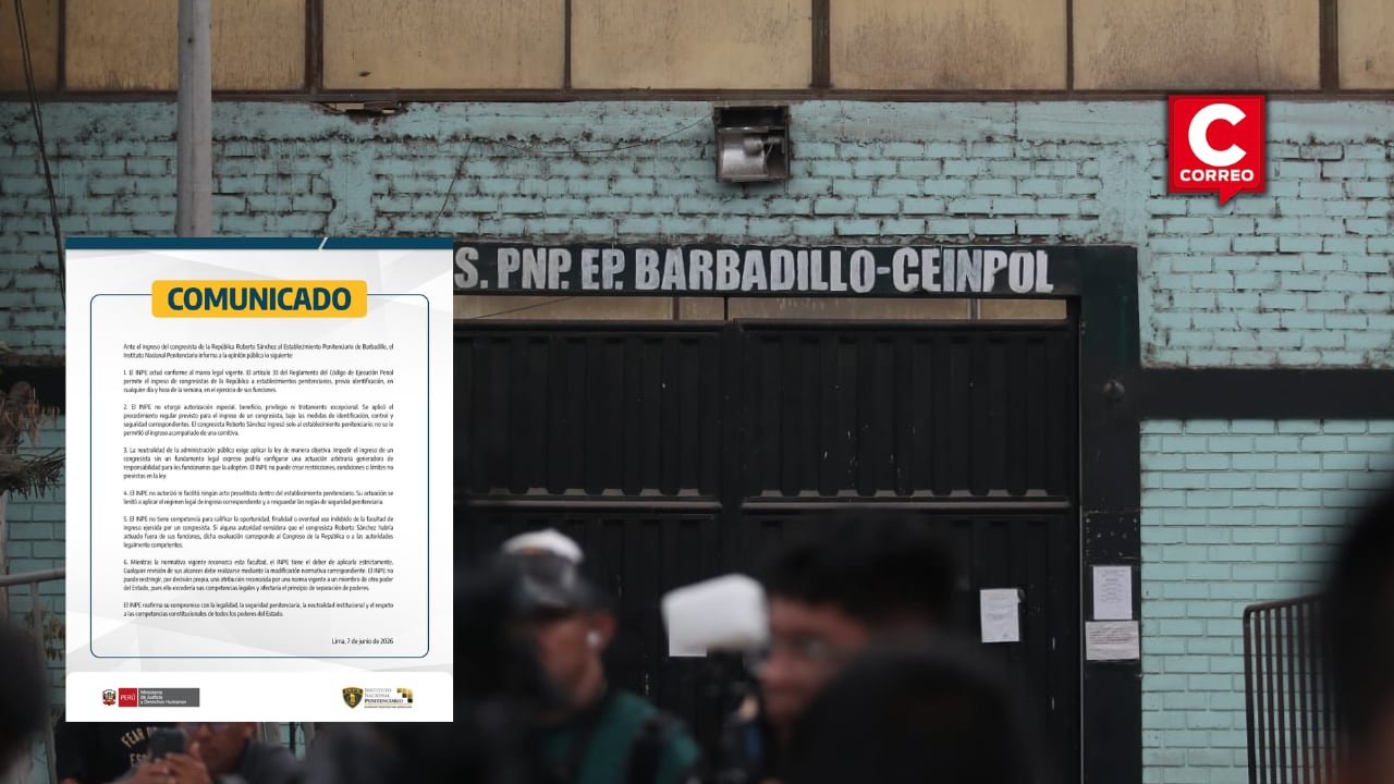 La institución indicó que la visita del congresista se realizó conforme a la normativa vigente y precisó que no se otorgaron beneficios ni autorizaciones especiales.