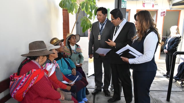 Arequipa: Personas quechuahablantes y con discapacidad advierten demora en sus procesos judiciales