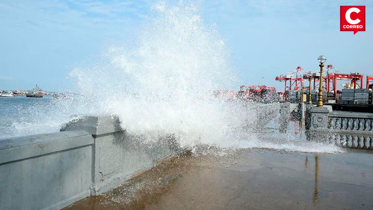 Oleaje anómalos se registraron en costa de todo el país.