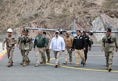 Eduardo Arana visitó comando en Pataz que lucha contra la minería ilegal