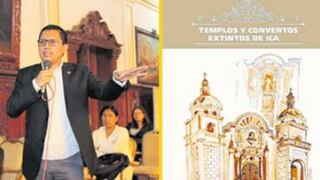 Mañana en la FIL Ica “Templos y conventos extintos de Ica” de José López Melgar