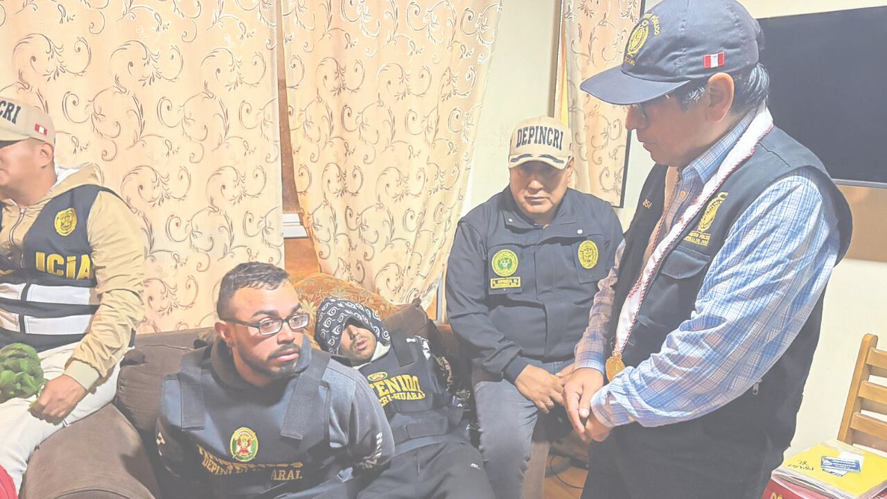 Cinco extorsionadores caen en operativo