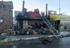 Arequipa: Familia de recicladores pierde a sus animales y pertenencias en voraz incendio